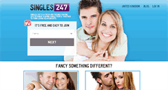 Desktop Screenshot of gingersingles247.com